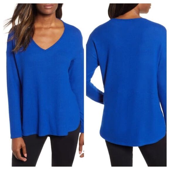 Gibson Cozy V Neck Top Size Medium - Picture 1 of 10